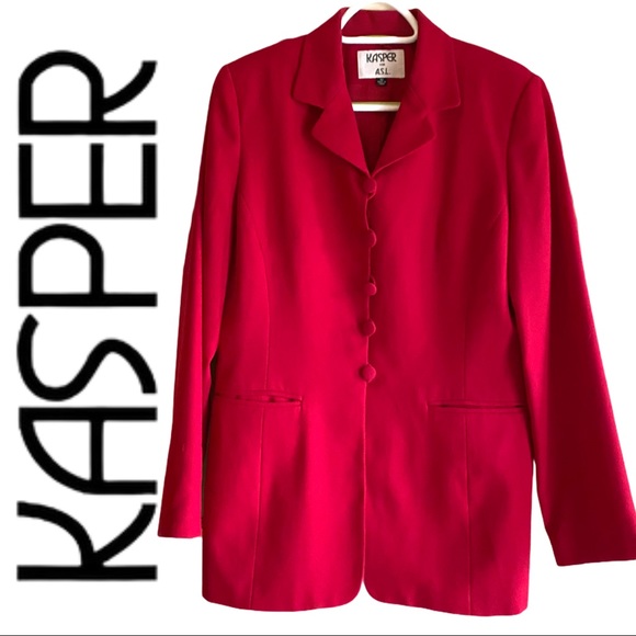 SET Kasper for ASL Fitted Jacket & Skirt Suit - Picture 6 of 13